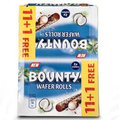 Bounty wafer rolls 12 pcs box 280 gm